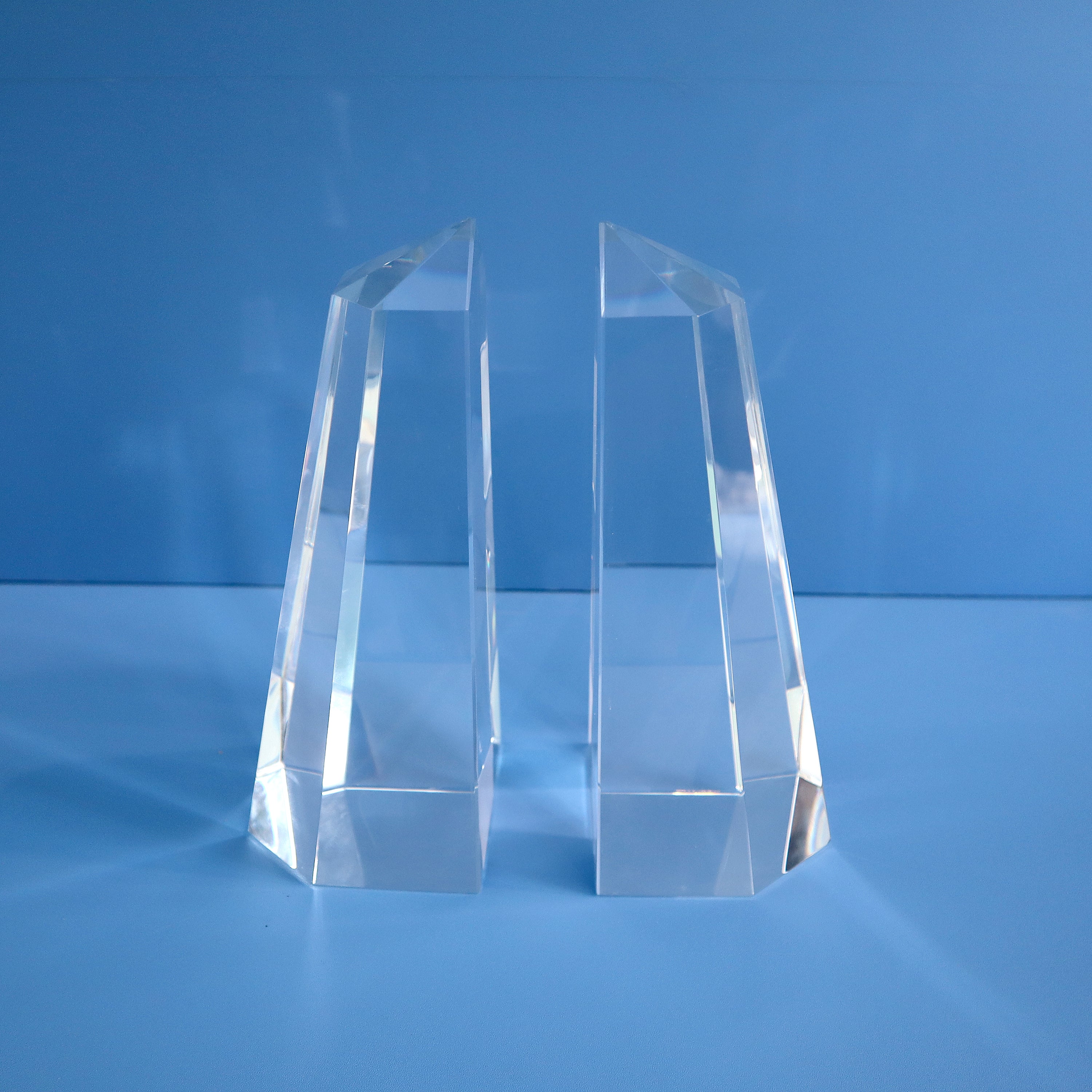Pair of Crystal Shaped Bookend Molds