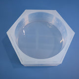 7.5" x 2.5" Silicone Round Circle Mold