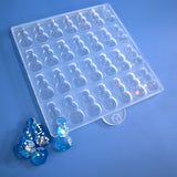 Clear Silicone Snowman Dominoes Mold