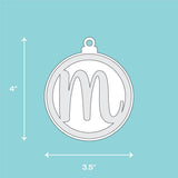 Clear Silicone Monogram Ornament Mold