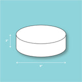 9" x 3" Silicone Round Circle Mold