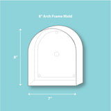Clear Silicone 8" Arch Frame Mold